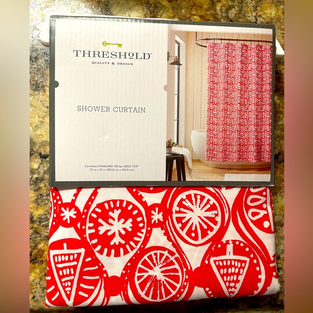 Threshold Shower Curtain NWT